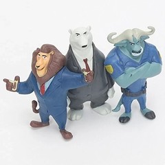 Zootopia Animals Dolls Figures Cake Topper Party Toys Gift – 12 Pcs Set