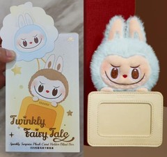 POPLAND EXCLUSIVE! Twinkly Fairy Tale Labubu Card Holder-Confirmed “Frosty Blue”