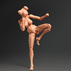 USA Romankey 1/12 Anime Girl Flexible Joints Suntan 12″ Action Figure Body Model