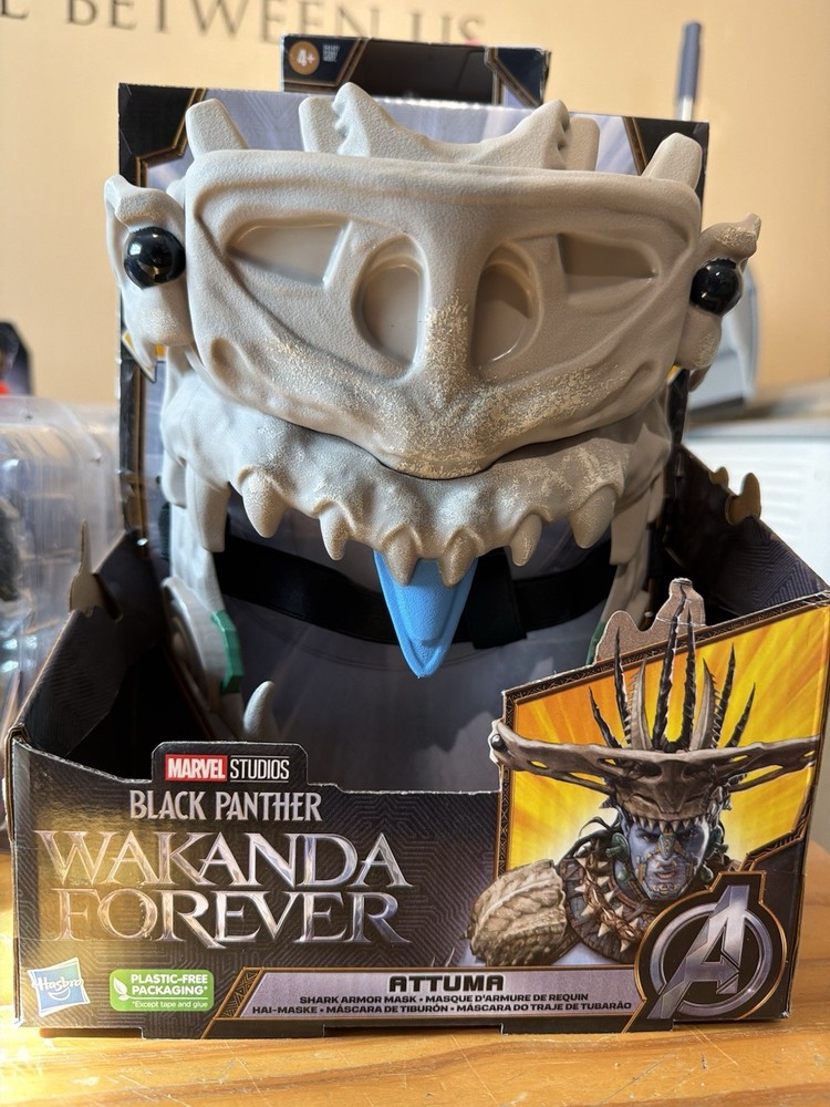Marvel Studios Black Panther: Wakanda Forever Attuma Shark Armor Mask – New!