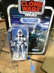 Star Wars Vintage Collection 3.75 Inch Figure | 501st Clone Trooper In Clamshell
