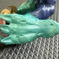 Vintage Street Sharks Slash Action Figure Complete 1994 Mattel Drill Nose Works