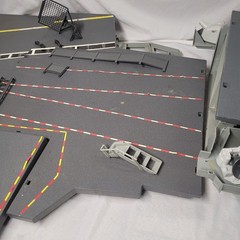 1985 GI Joe USS Flagg Aircraft Carrier Hasbro for parts or Restoration