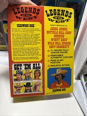 VTG Deadwood Dick Legends Of The West 1973 Excel Toy Corp 9.5″ Wyatt Earp Annie