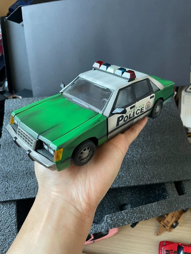 1/18 GTA VC Police Car Model RC with Light & Sound Opening Doors In Stock
