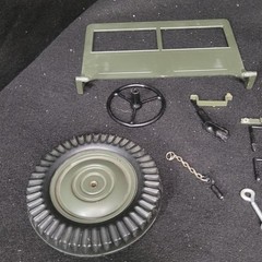 Choice of Vintage 1960’s 1970s Gi Joe Combat 7000 Sandstorm Survival Jeep Parts