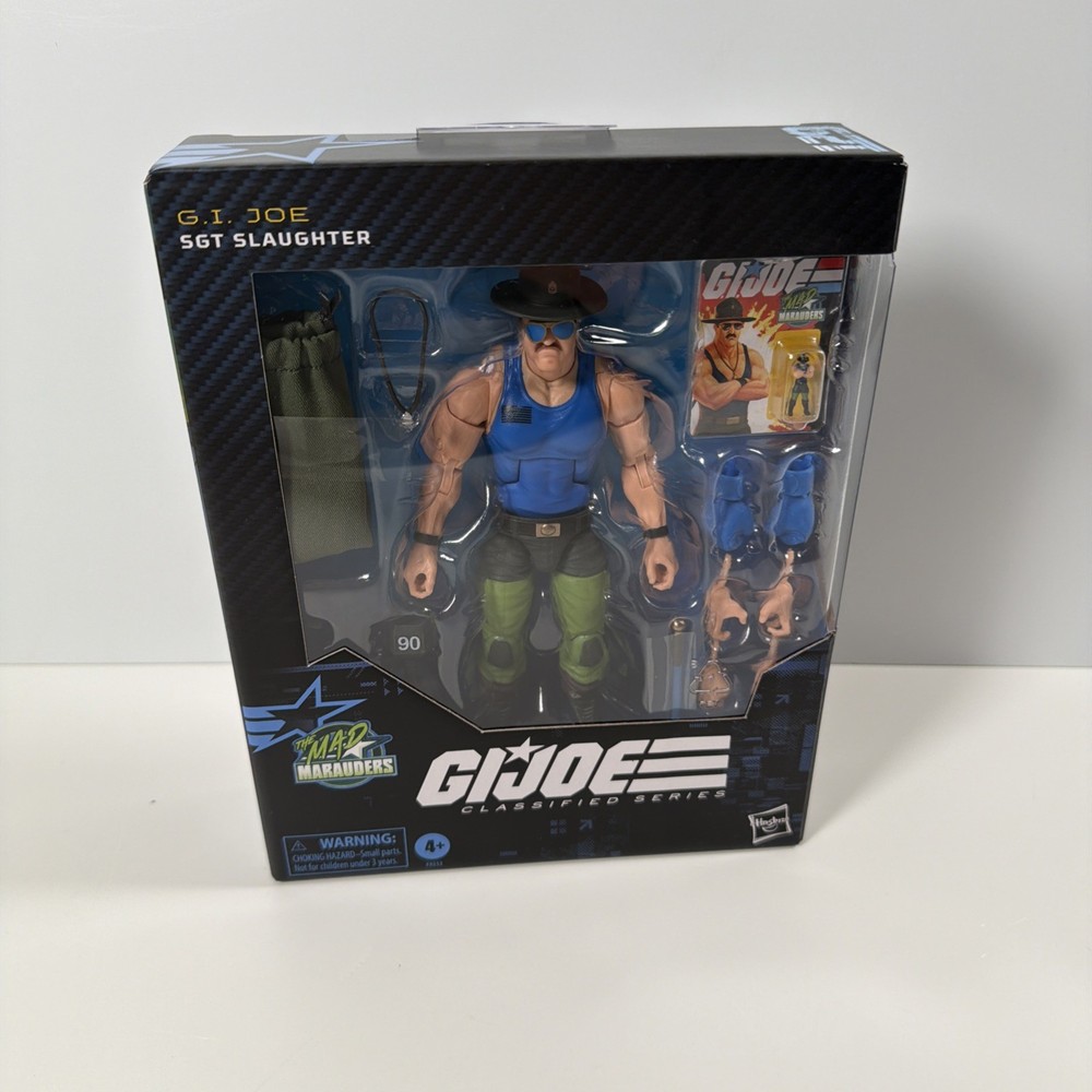 Hasbro GI Joe Classified #129 Mad Marauders Sgt Slaughter 6″ Deluxe Figure NEW!