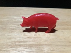 Unbranded Plastic Animals Lot Of 5 Vintage Varies Sizes