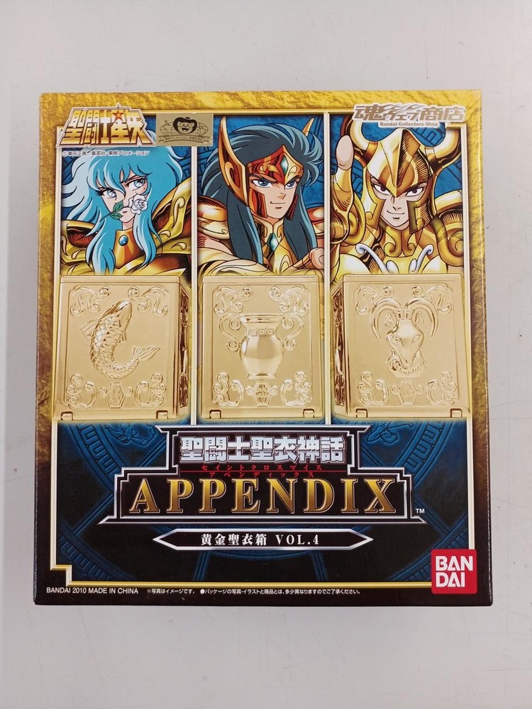 Unopened Saint Seiya Myth Cloth APPENDIX Model Gold Cloth Box VOL.4 BANDAI