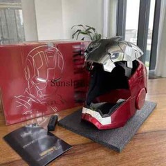 AUTOKING 1:1 Wearable JARVIS Voice Control Cosplay Iron Man MK5 Helmet Mask Gift