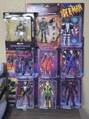 Marvel Spider-man Legends Series Complete Wave of 6 Plus 3 Bonus Figures.