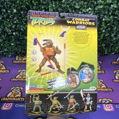 Teenage Mutant Ninja Turtles Donatello Combat Warriors Figure 2005 Playmates