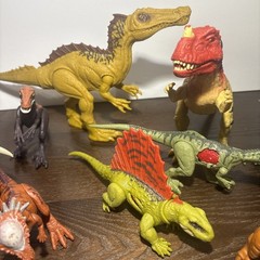 Jurrasic Park Toy Lot 13 Dinosaurs Suchomimus Triceratops Ankylosaurus And More