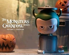 POP MART x HOW2WORK The Monsters Carnival Series TRASH CAN MONSTER 🗑🎃 PVC NEW
