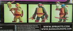SPRUKITS BANDAI TMNT TEENAGE MUTANT NINJA TURTLES FIGURE MODEL SET OF 4 LOT KIT