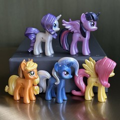 My Little Pony LOT OF 5 CHROME UCC Distributing (FLAWED read) Blind Bag Mini