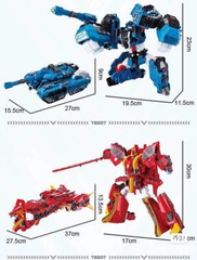 TOBOT V Galaxy Detectives 13.5″ Commander Universe Tank Man Invincible Combiner