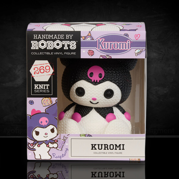 Handmade by Robots Sanrio Kuromi #269 Collectible, Vinyl Figure, Full Size