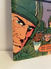 Vintage Gi Joe Coloring Book And Promotional VHS Tapes And Sgt Savage Backers