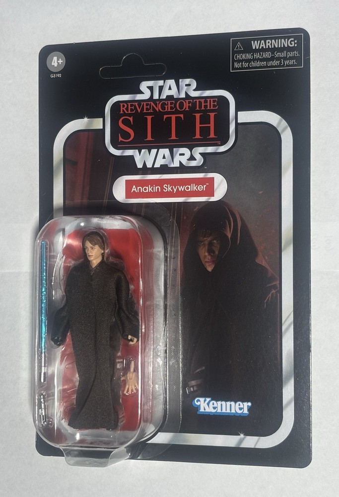 Star Wars 3.75 Vintage ANAKIN SKYWALKER Revenge of the Sith #VC412 Unpunched