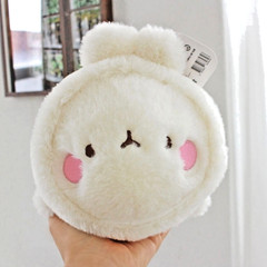 9.84″ Molang Lying Soft fluffy Plush Doll Renewal Korean Official 25cm Kawaii