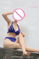 YM507 1/6 Big Bust Slender Waist Muscular Female Body Pale+Details 12” Figure