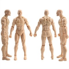 EPIC H.A.C.K.S. Blank Male Champagne Beige 6″ Scale Premium Action Figure