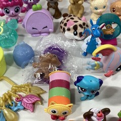 Mixed Lot Of Smalls, Shopkins, Puppy In My Pocket, Littlest Pet Shop, Tokidoki.
