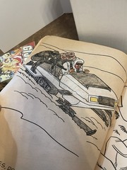 Vintage Gi Joe Coloring Book And Promotional VHS Tapes And Sgt Savage Backers