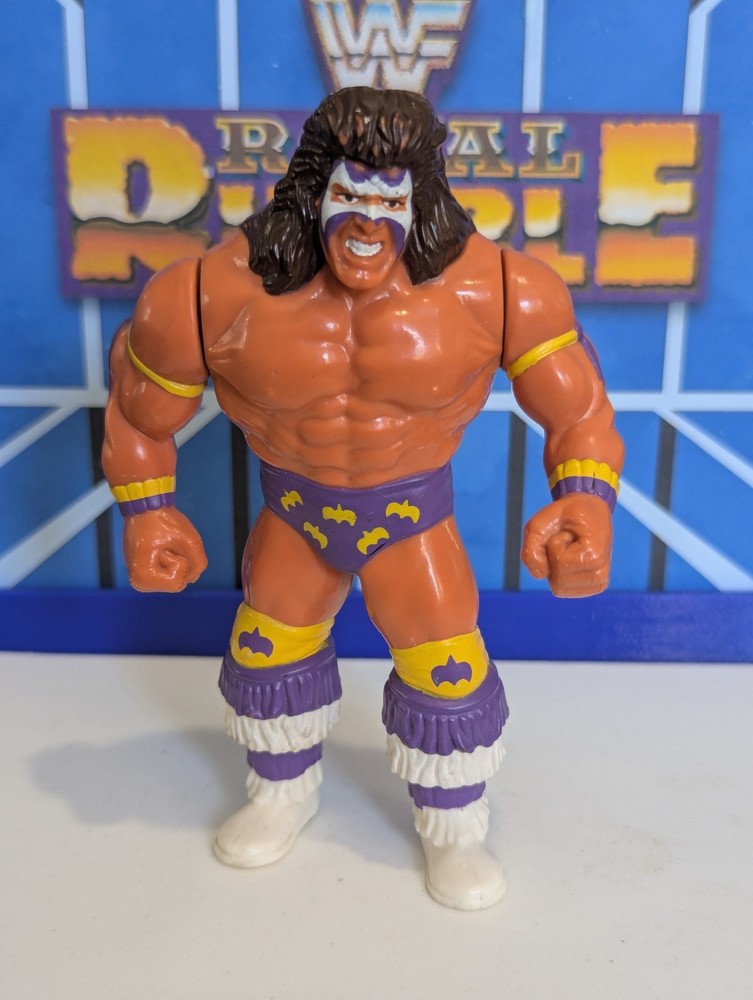 WWF Hasbro Ultimate Warrior – WWE Mattel LJN Titan Sports Wrestling Figure