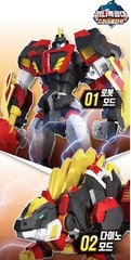 Miniforce Super Dino Power 2 STEGO MAGMA Dino 2-Mode Change Transformer Robot