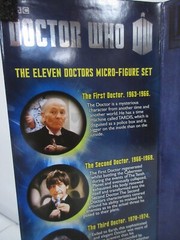 Doctor Who The Eleven Doctors Micro-Figure Set of 11 by Character Building NEW!!