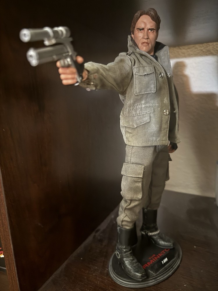 Rare Custom One OFF Arnold schwarzenegger No Hot Toys Terminator 1/6 Figure