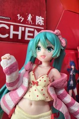 20cm Hatsune Miku Pajamas Ver Anime PVC Figure Standing Model Toy Gift
