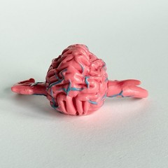 Vintage Krang Brain Teenage Mutant Ninja Turtles 1989 Playmates TMNT 80s Figure