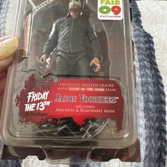 CINEMA OF FEAR – Friday the 13th – JASON VOORHEES 3 3/4” Action Figure TOY FAIR