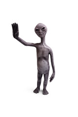 Grey Alien Figurine 18cm Puck UFO Sci-Fi Collectible Close Encounters Inspired