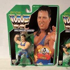 WWF 1990s Hasbro Wrestling Figure Lot The 1-2-3 Kid + Adam Bomb