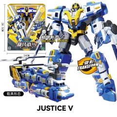 TOBOT V- Season 2 TWIN BLADE Blue Helicopter Transforming Robot Figure Toy