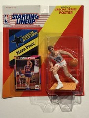 💥🏀 1992 MARK PRICE Starting Lineup, Cleveland Cav’s, NBA, Card & Poster 🏀💥