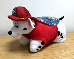 (3) PAW PATROL CHASE MOVIE CRUISER, RUBBLE & CREW BUILD-IT PACK & PILLOW PET