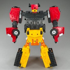 Hello Carbot Brayroad Bray Road Transformer Bulldozer Combiner Robot Figure Toy