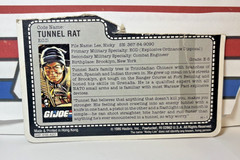 GI Joe Tunnel Rat 1987 v1 *100% COMPLETE w/File Card, Near Mint!* Vintage ARAH