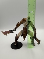 DC Unlimited God of War PS3 Series 1 Kratos Figure Swords Stand Rare