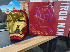 New Iron Man Gold MK5 Helmet Electronic Voice Activated Open&Close Mask Autoking
