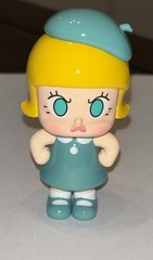 100% AUTHENTIC ANGRY MOLLY VINYL MINI FIGURE LONG PLAY – TIFFANY BLUE