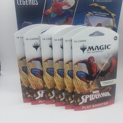 Magic The Gathering Marvel Legends Spider-Man Action Figure w/6x Booster Packs
