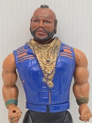 VINTAGE 1983 GALOOB 6″ CANNELL TOYS A-TEAM B.A. BARACUS MR T ACTION FIGURE