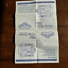 Vintage GI Joe Cobra ARAH Large Set Of Original Blueprints Canadian Released