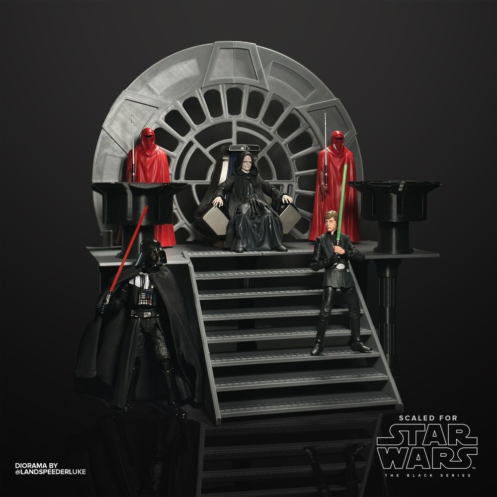 Star Wars Black Series Emperor Throne Room 3D Print